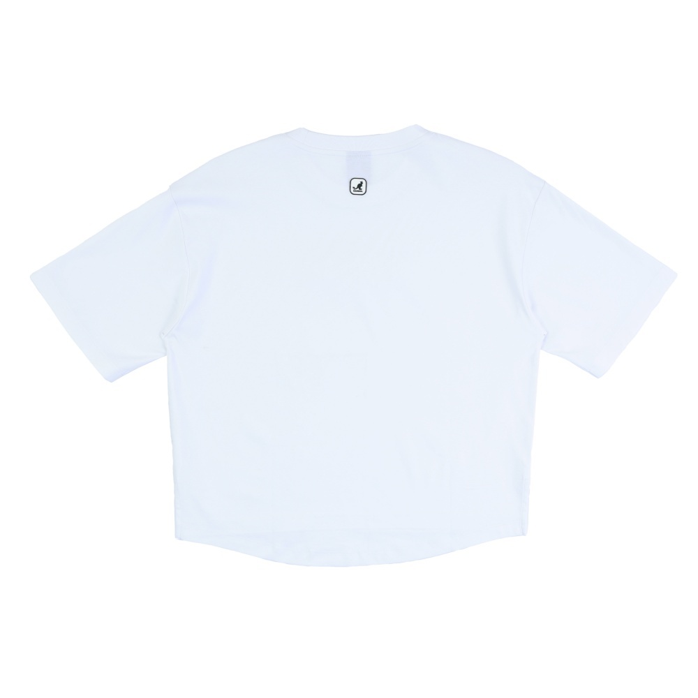 KANGOL 短T 白色 涼感 百搭 素色 短袖 上衣 女 6622101000