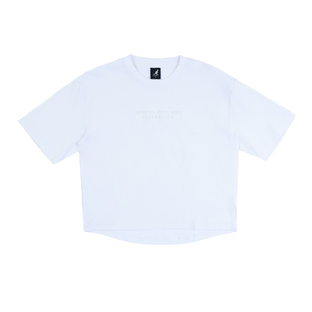 KANGOL 短T 白色 涼感 百搭 素色 短袖 上衣 女 6622101000