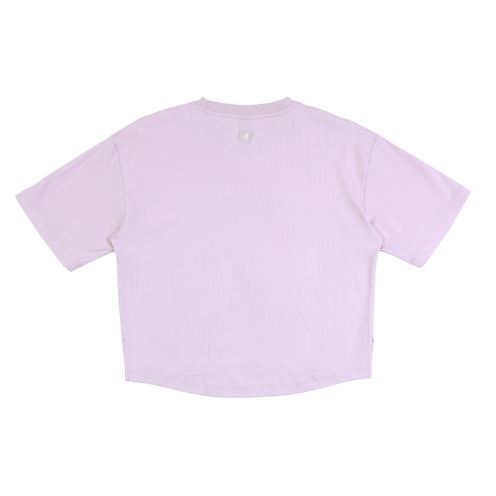KANGOL 短T 粉紅 涼感 百搭 素色 短袖 上衣 女 6622101041