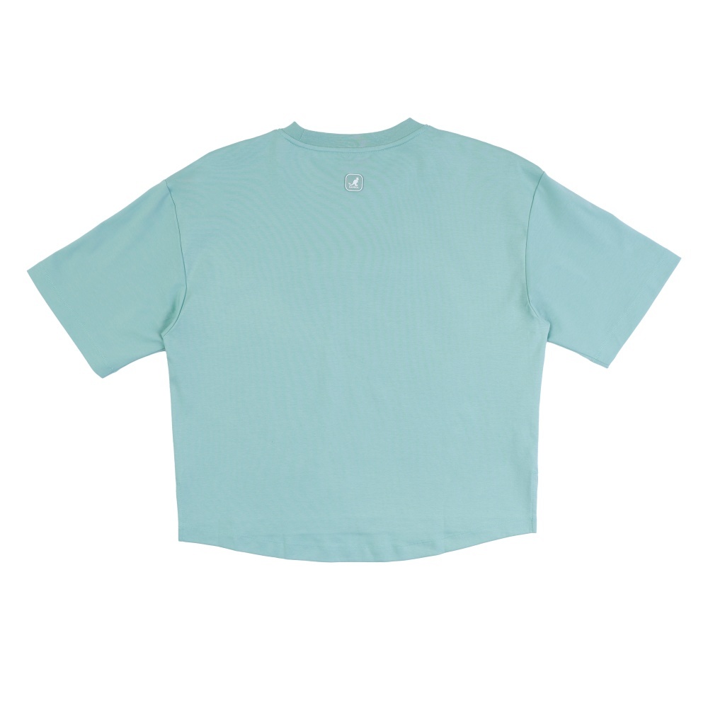 KANGOL 短T 淺綠 涼感 百搭 素色 短袖 上衣 女 6622101071