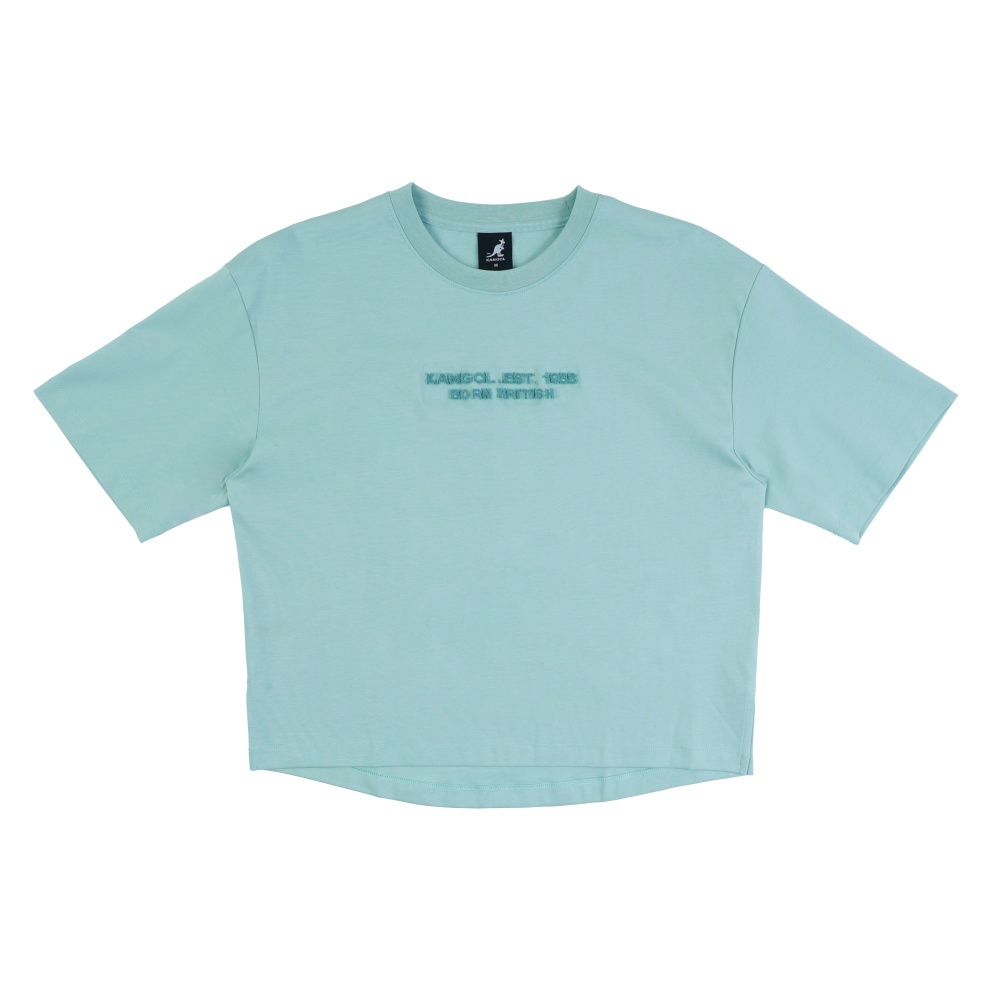 KANGOL 短T 淺綠 涼感 百搭 素色 短袖 上衣 女 6622101071