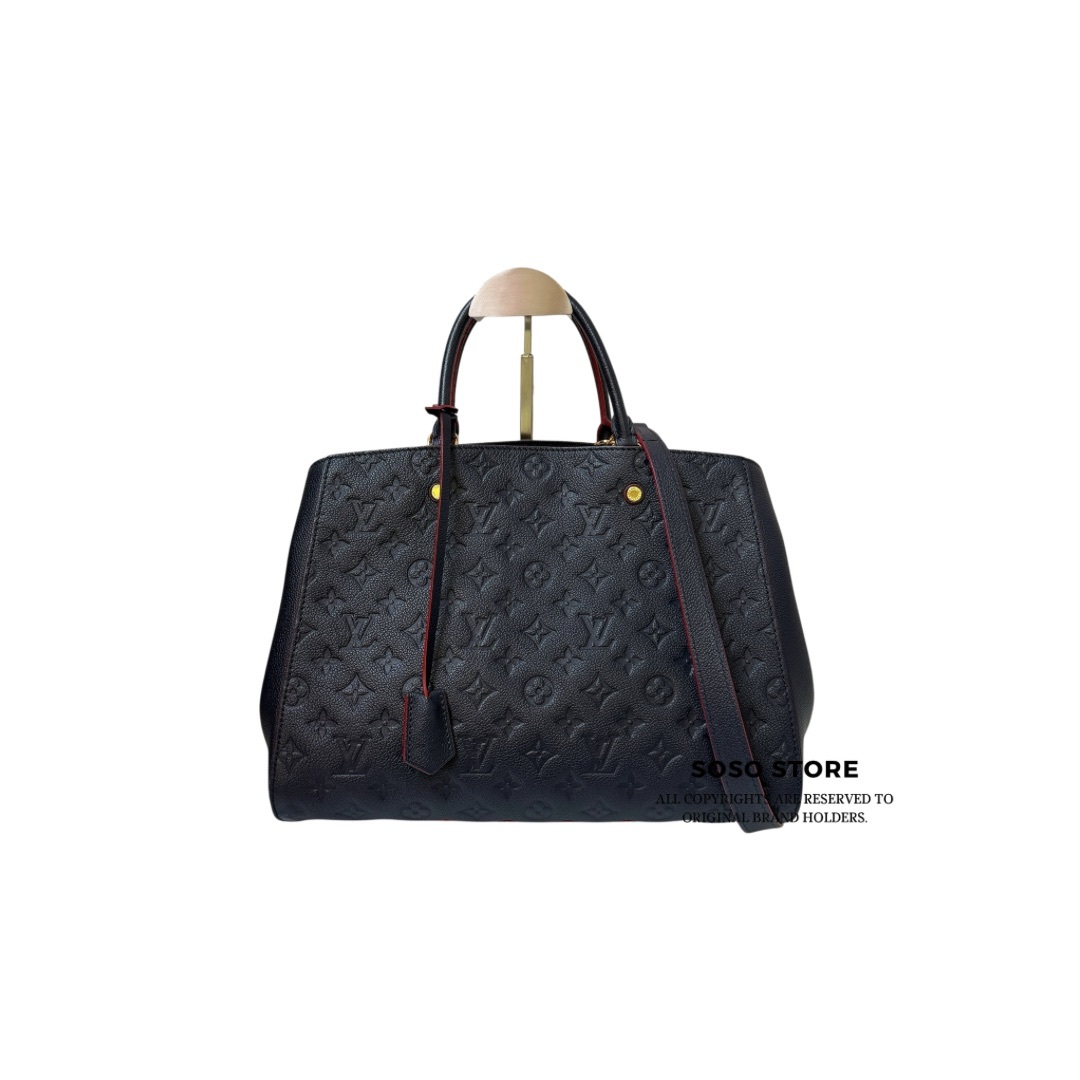 Louis Vuitton Montaigne GM - Marine Rouge / GHW