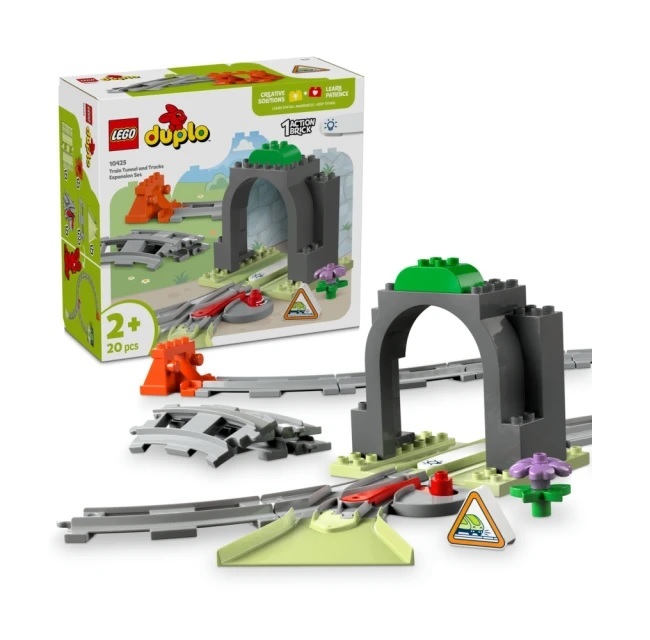 【玩具研究中心】LEGO 樂高 得寶 火車隧道和軌道擴充組 10425