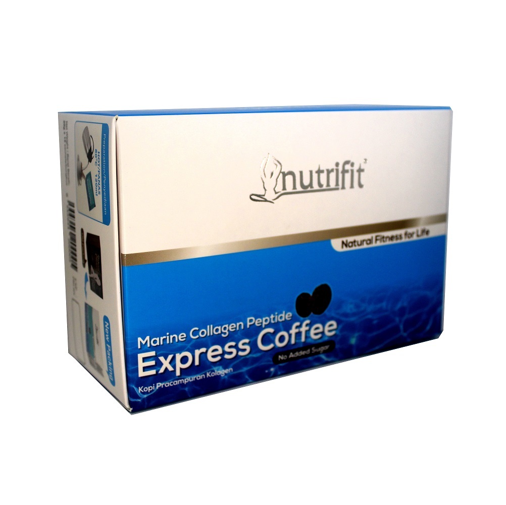 Nutrifit 養姿海洋膠原蛋白肽咖啡300克(無糖) (20克 x15包) (4盒包郵/平均$187.5/1盒) #NU01