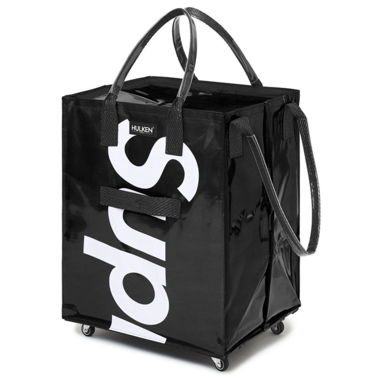 -(C06)-SUPREME X HULKEN ROLLING TOTE BAG  滾輪手提袋 紅色/黑色