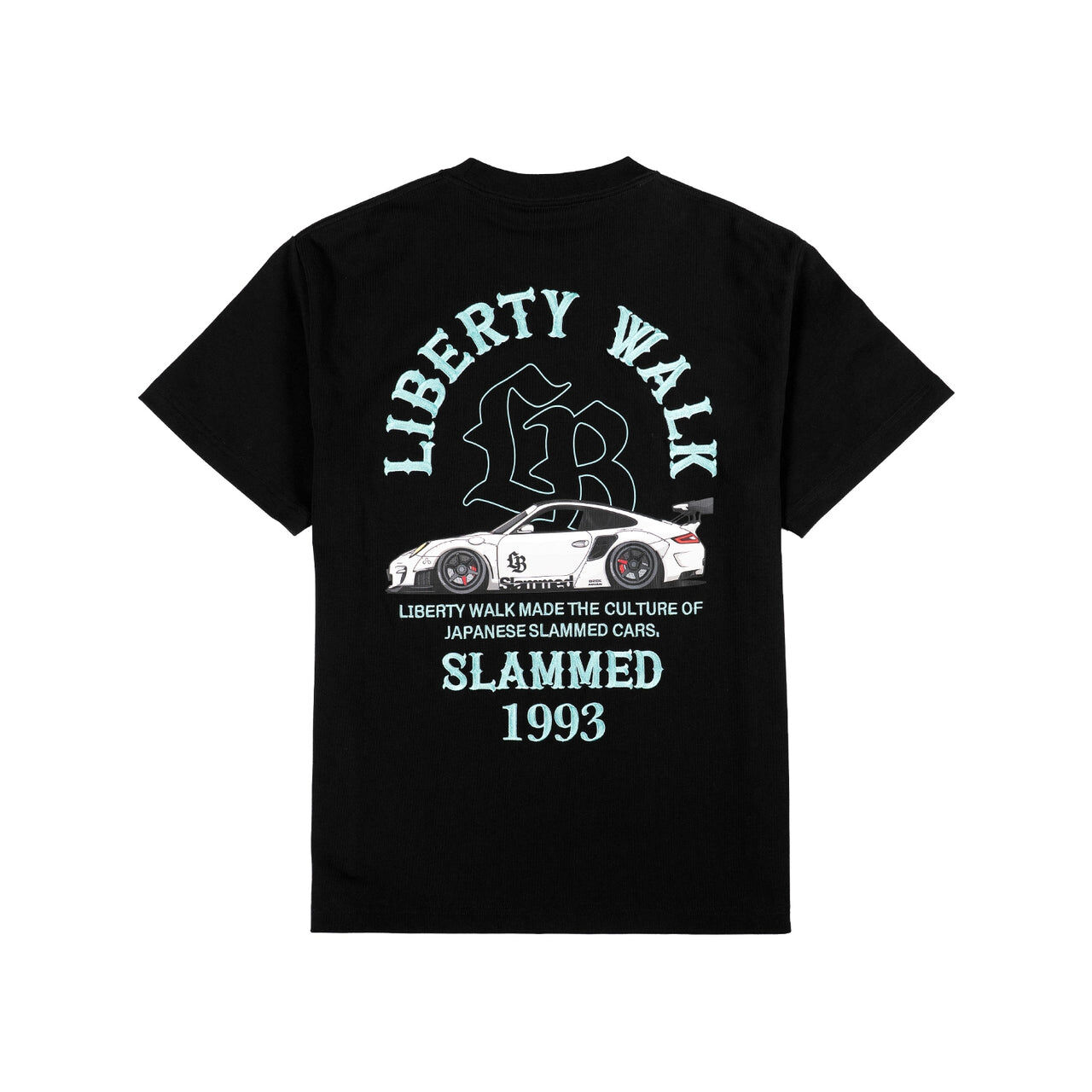 【LIBERTY WALK】0613發售 LB SLAMMED EMBROIDERY LOGO PORSCHE TEE