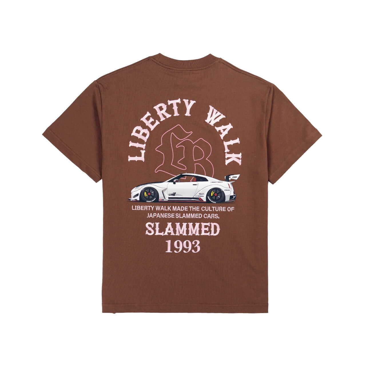 【LIBERTY WALK】0613發售 LB SLAMMED EMBROIDERY LOGO 35 TEE