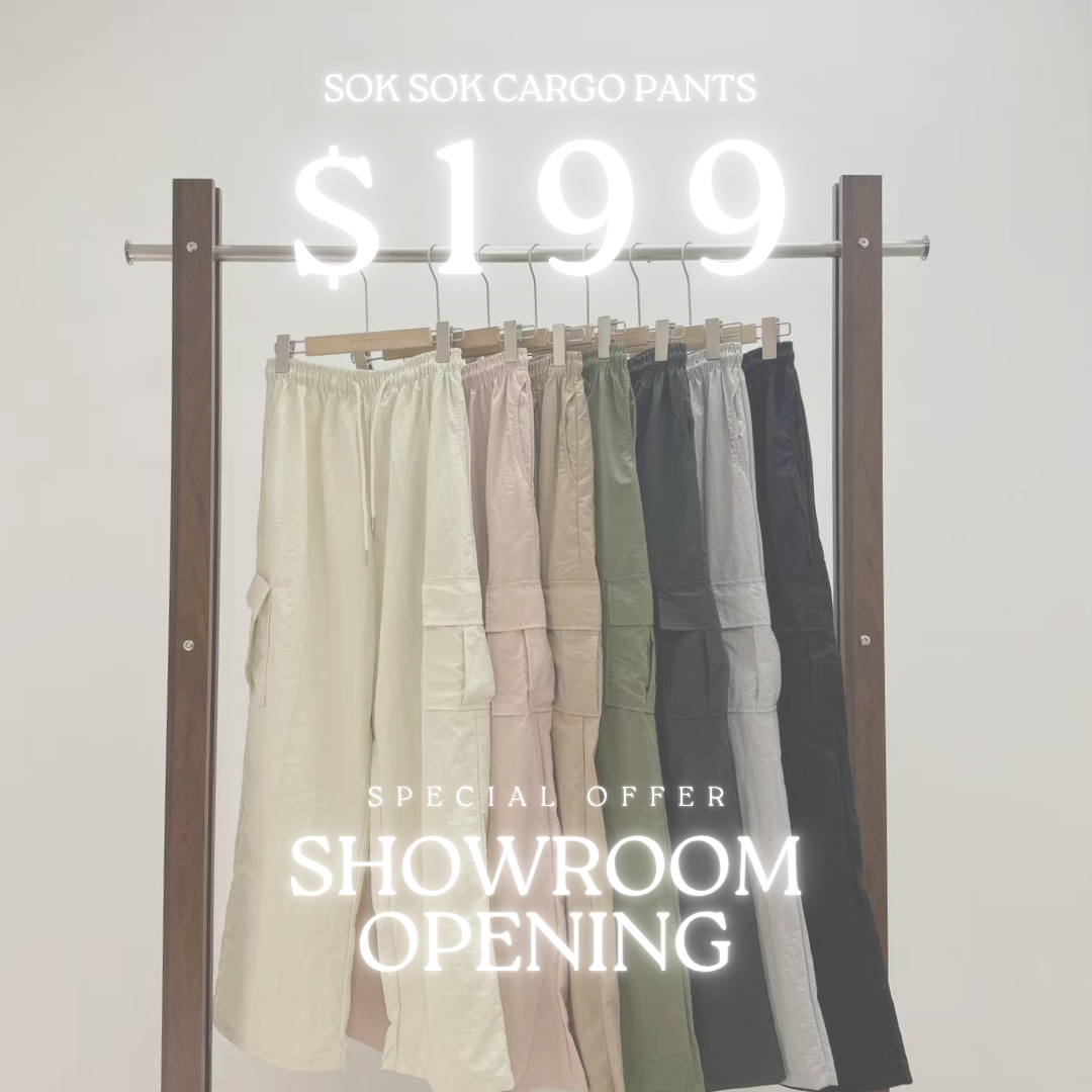 *SOKSOK CARGO PANTS