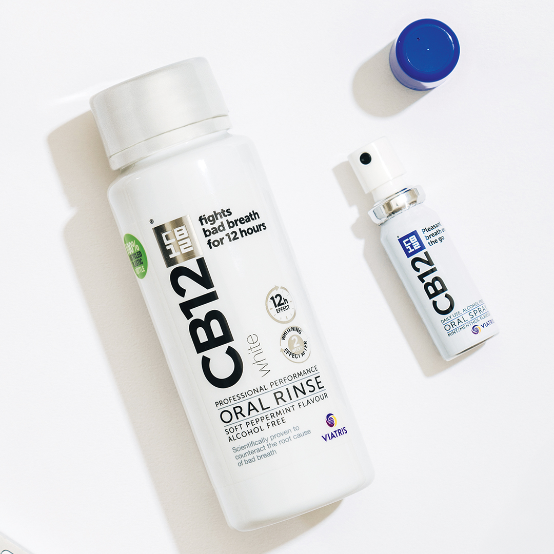 【超值體驗組】CB12 淨味美白漱口水250ml+淨味噴霧15ml