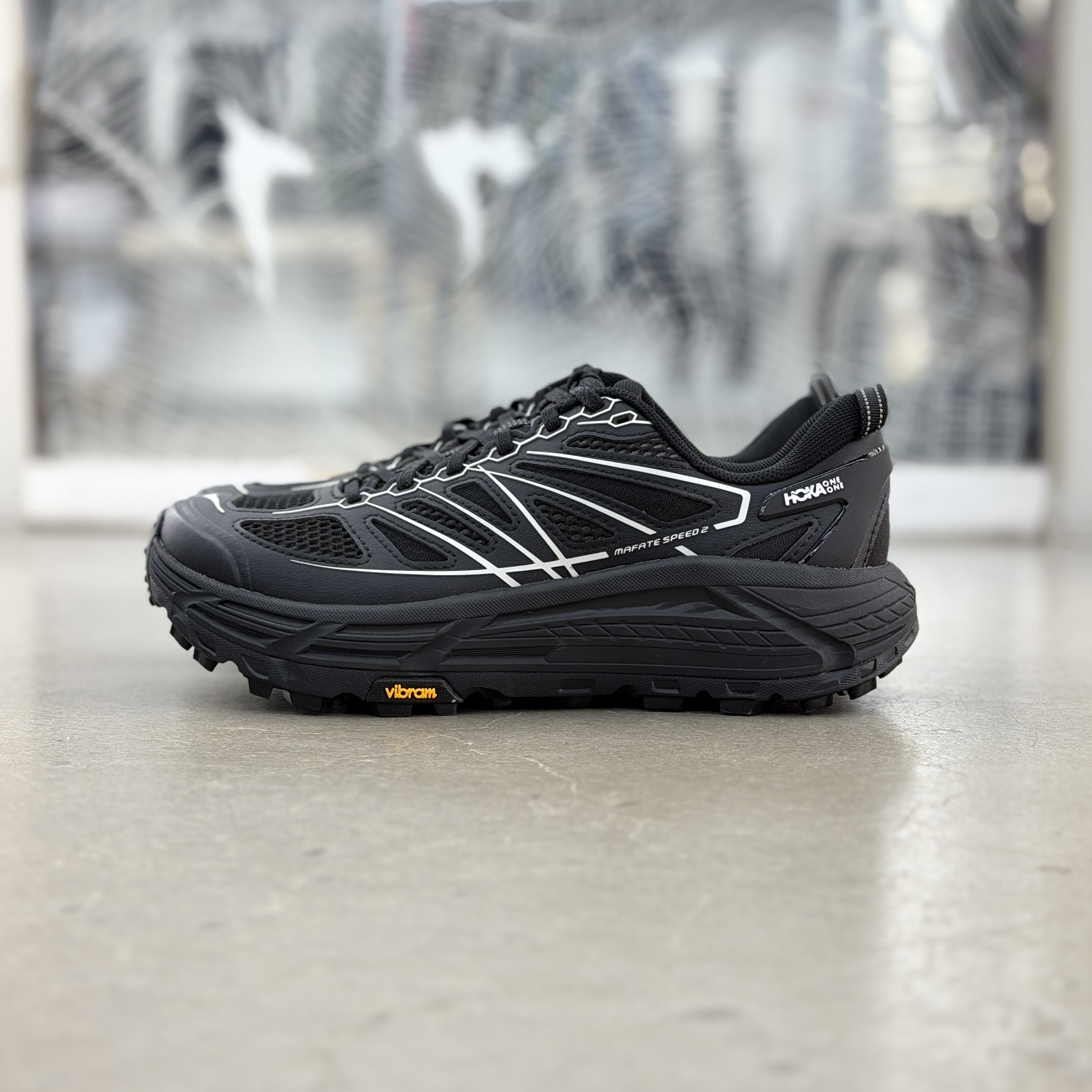 Hoka One One Mafate Speed 2 Black Silver l 1171891BBNB