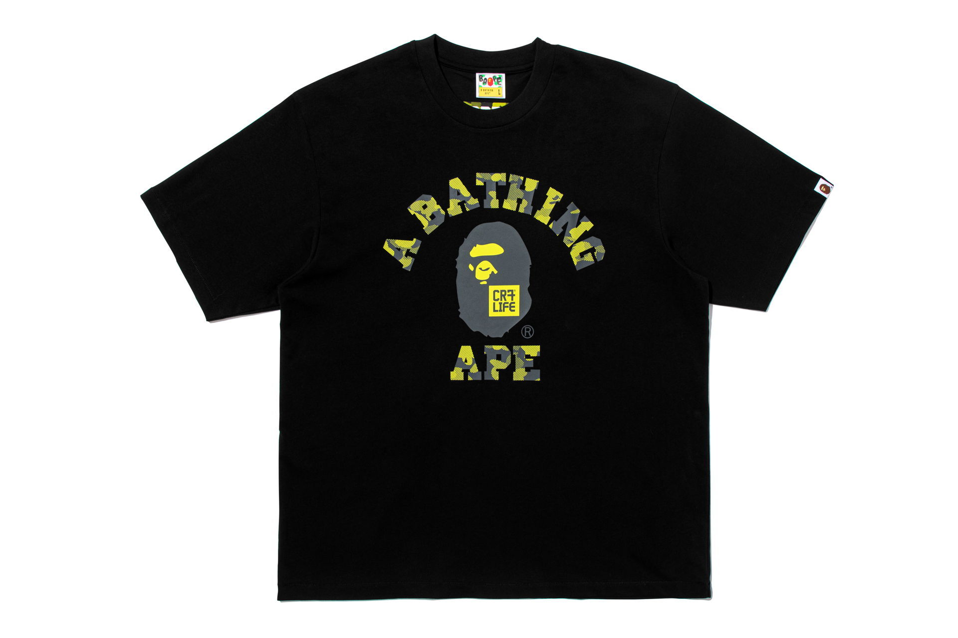 【BAPE® x CR7® LIFE】0613發售寬版 COLLEGE RELAXED FIT TEE