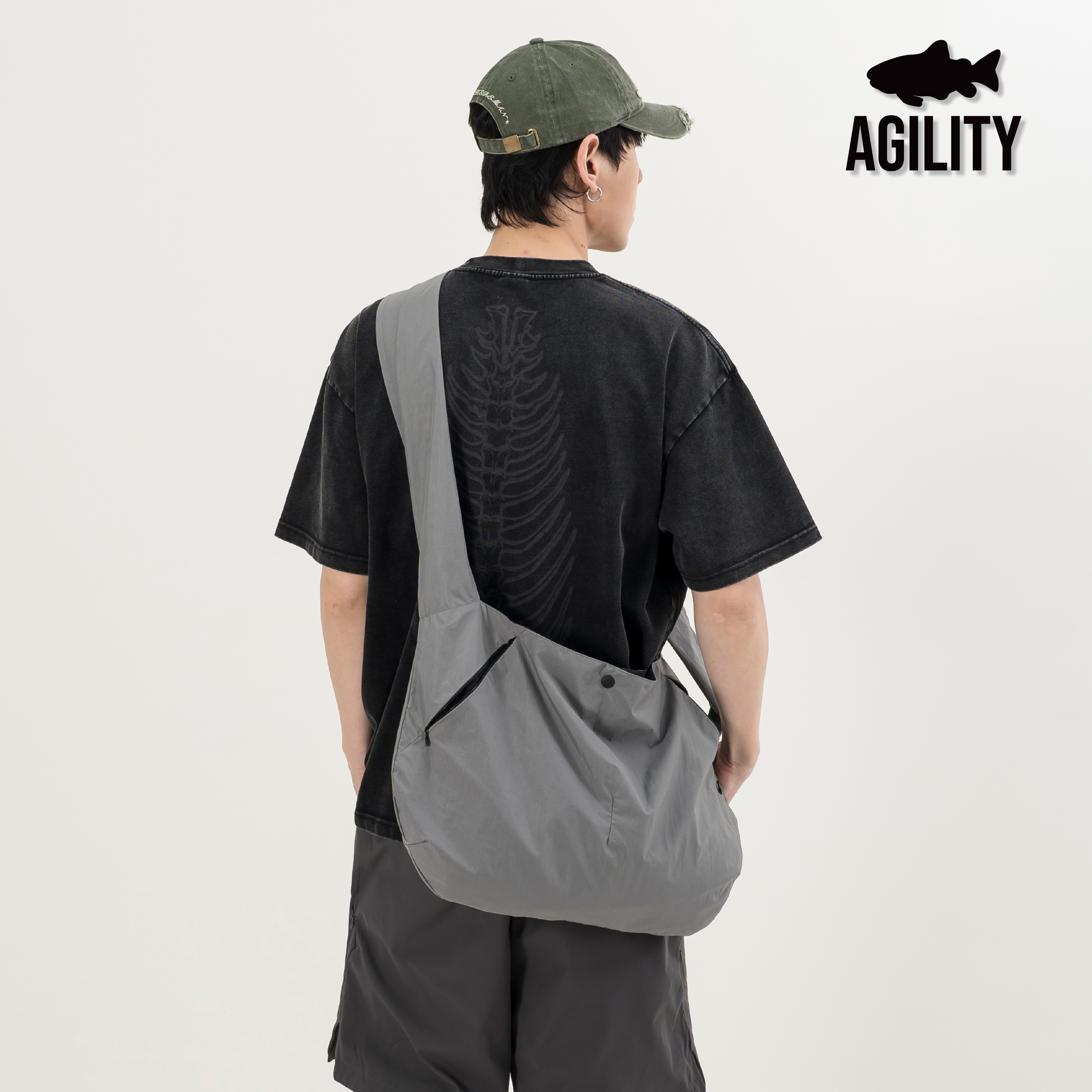 AGILITY Teflon® Hobo Bag 防潑水 斜背流浪包 [B-HB2]