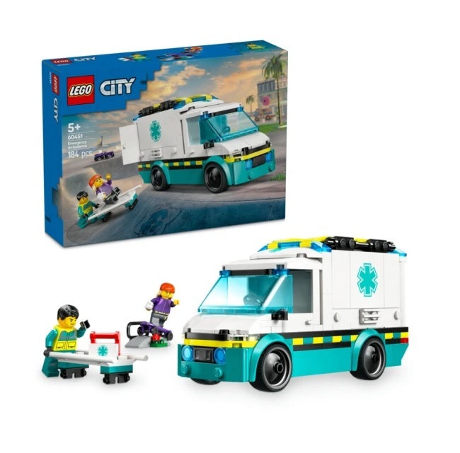 【玩具研究中心】LEGO 樂高 城市系列 緊急救護車 60451