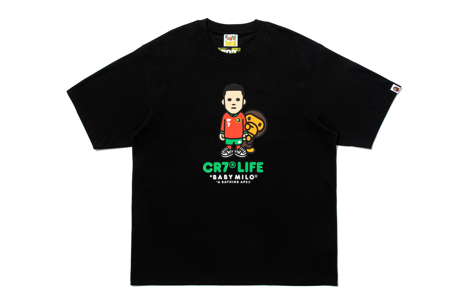 【BAPE® x CR7® LIFE】0613發售寬版 BABY MILO® RELAXED FIT TEE
