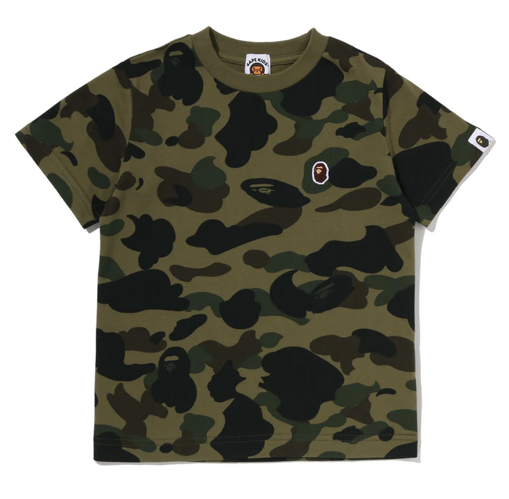 【BAPE 童裝】0613發售 1ST CAMO ONE POINT TEE