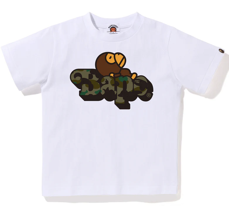 【BAPE 童裝】0613發售 1ST CAMO MILO ON BAPE TEE