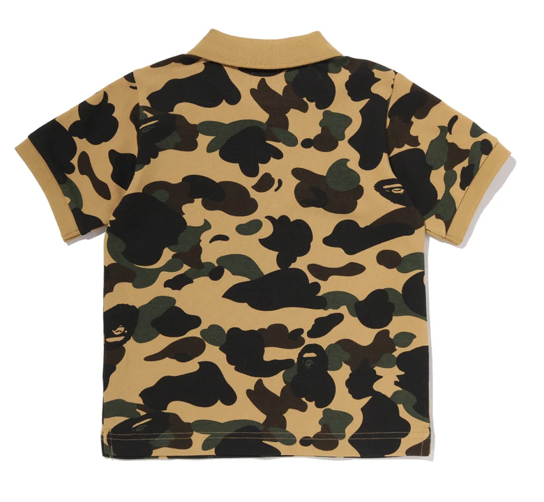 【BAPE 童裝】0613發售 1ST CAMO ONE POINT POLO SHIRT