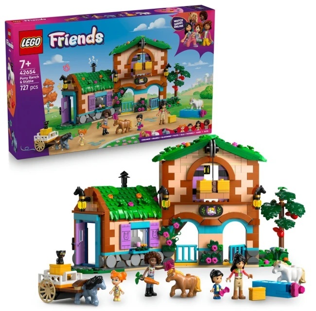 【玩具研究中心】LEGO 樂高 Friends 小馬牧場和馬廄 42654