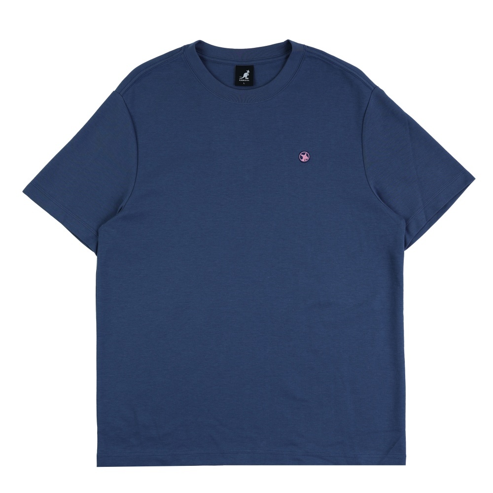 KANGOL 短T 星空藍 微落肩 袋鼠 印花 短袖 中性 6625101482