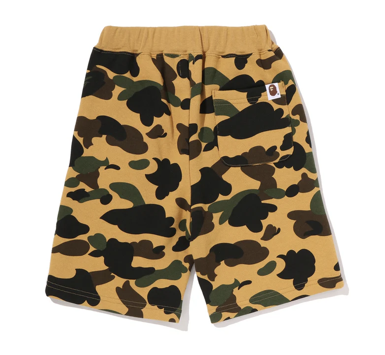 【BAPE 童裝】0613發售1ST CAMO COLLEGE SWEAT SHORTS
