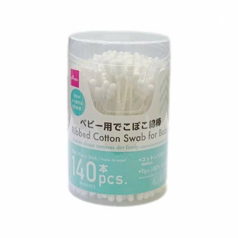 嬰兒用凹凸棉花棒/140入