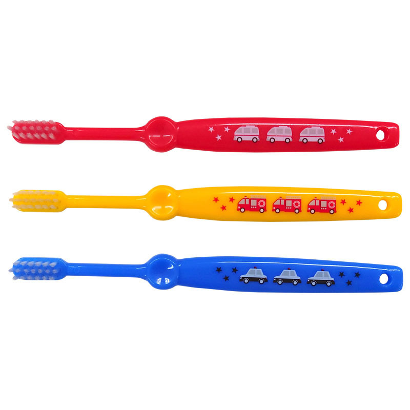 兒童牙刷/軟毛 3～6歲 交通工具款 3入