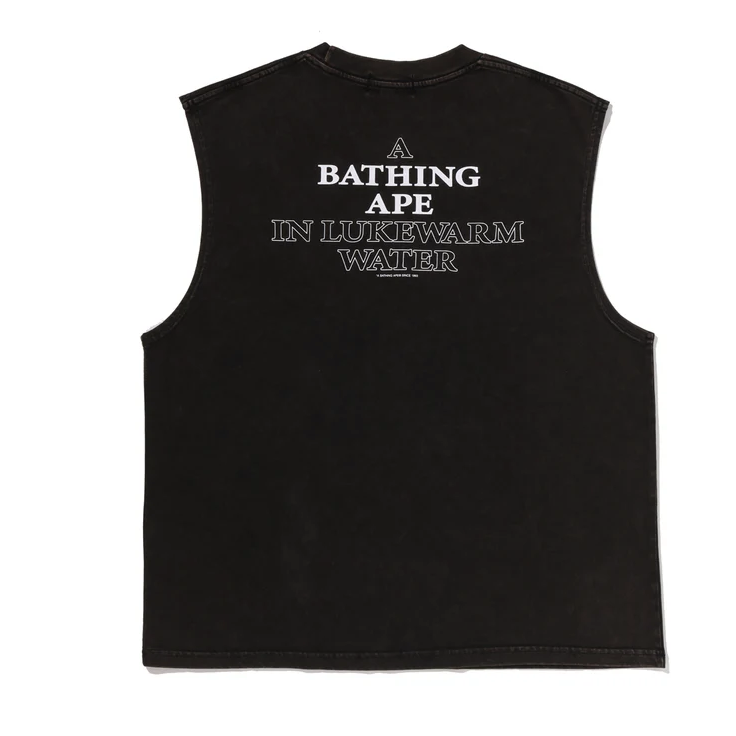 【BAPE男生】0613發售HEAVY WASH APE HEAD CROPPED FIT TANK TOP