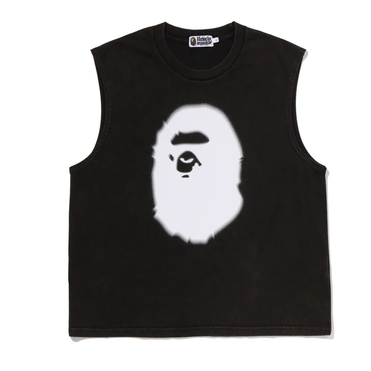 【BAPE男生】0613發售HEAVY WASH APE HEAD CROPPED FIT TANK TOP