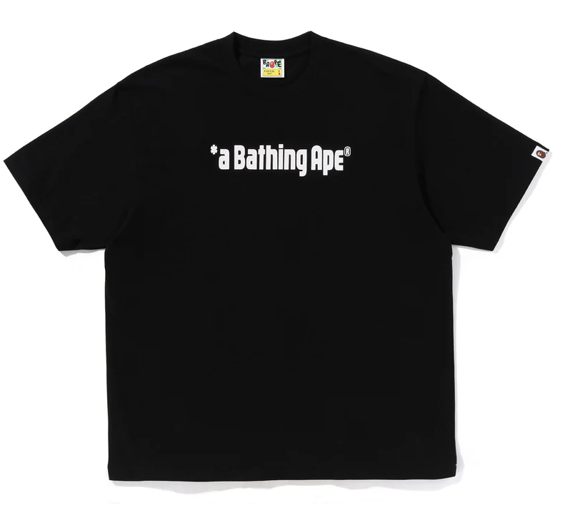 【BAPE男生】0613發售 寬版 A BATHING APE LOGO RELAXED FIT TEE
