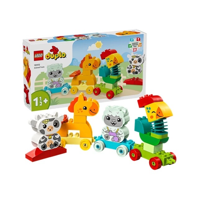 【玩具研究中心】LEGO 樂高 得寶 動物火車 10412