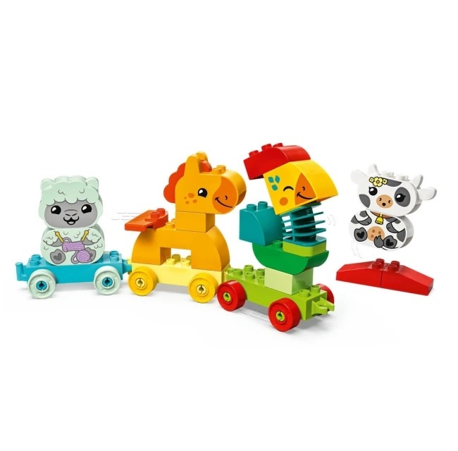 【玩具研究中心】LEGO 樂高 得寶 動物火車 10412