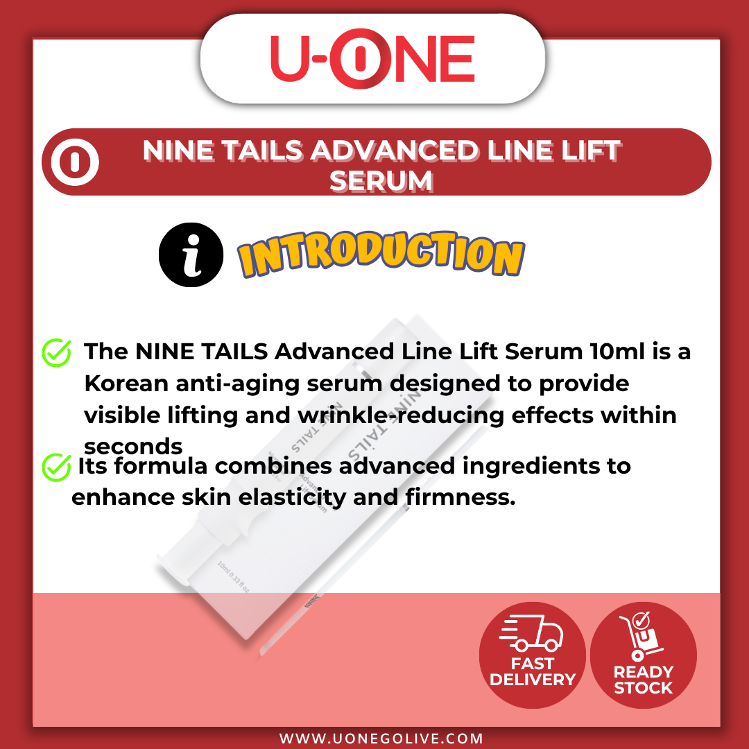 U-ONE | Korea | Nine Tails | Advanced Lift Serum | 10ml