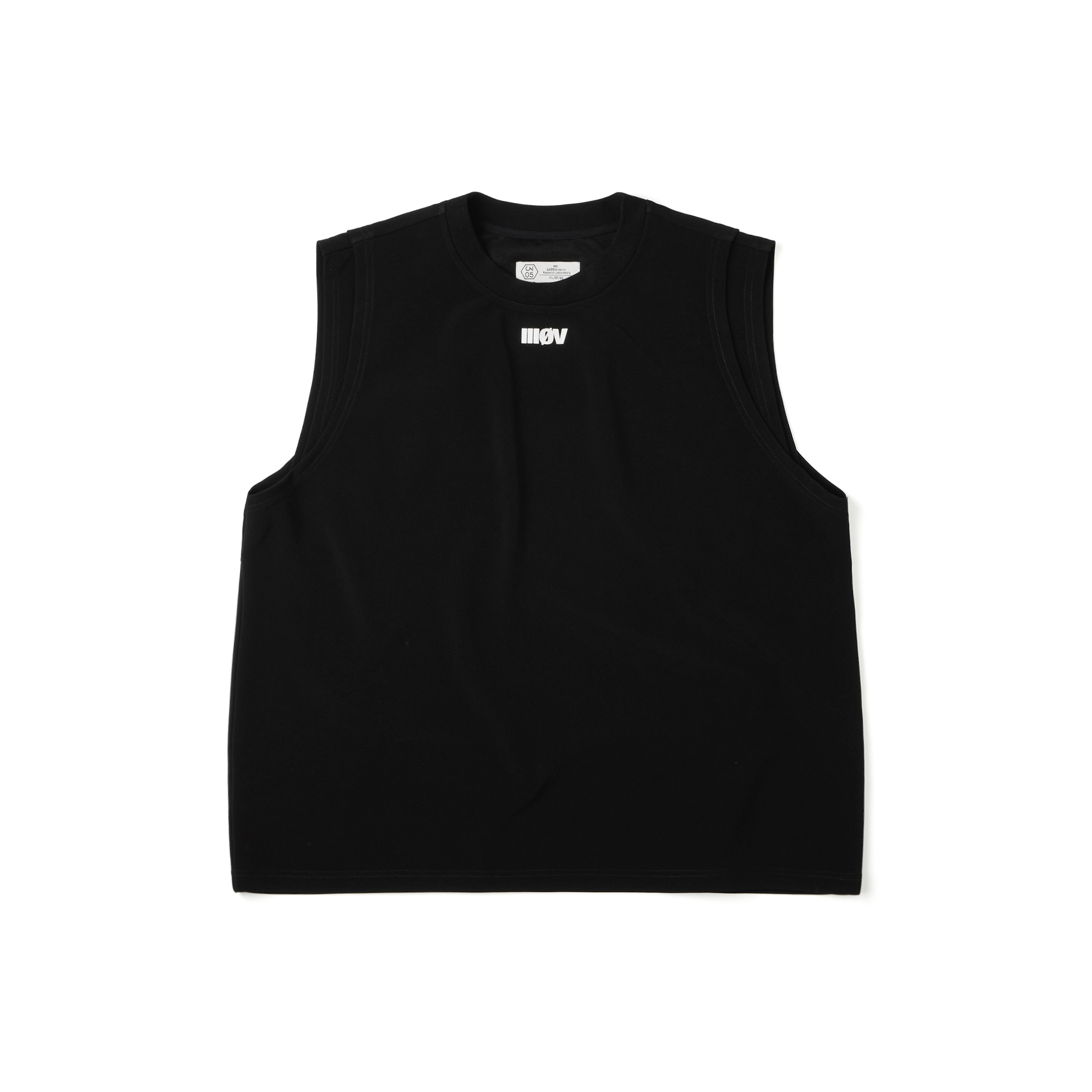 Wall of Sound - 3:20/“JADED” Airy Sleeveless Tee - Black
