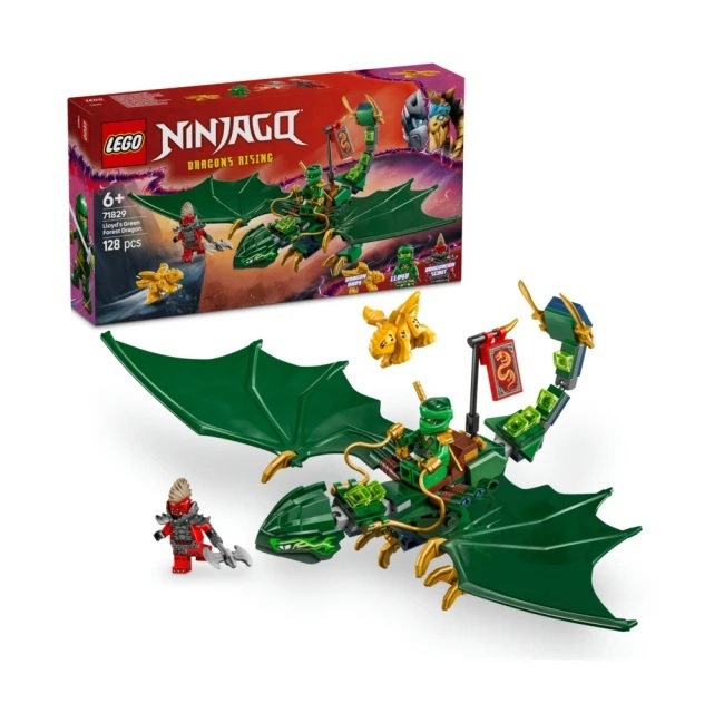 【玩具研究中心】LEGO 樂高 旋風忍者 勞埃德的綠色森林龍 71829