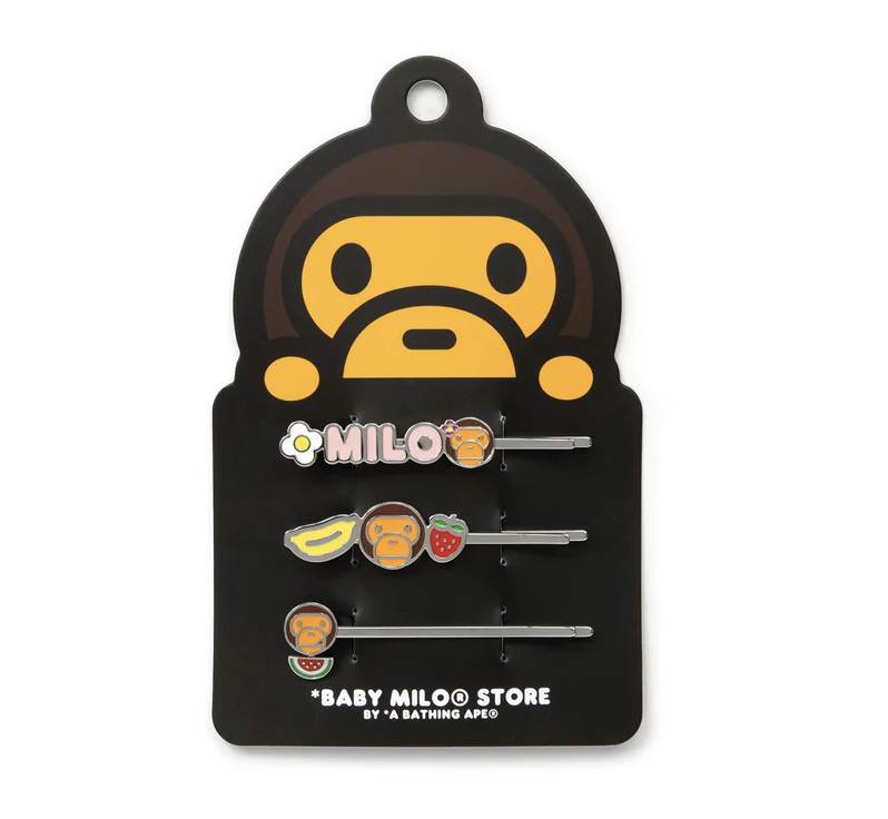 【BAPE配件】0613發售 BABY MILO HAIR PIN SET