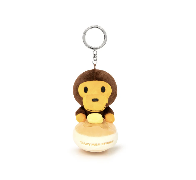 【BAPE配件】0613發售 BABY MILO PANCAKE PLUSH DOLL KEYCHAIN