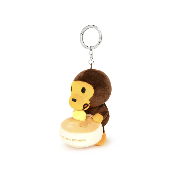 【BAPE配件】0613發售 BABY MILO PANCAKE PLUSH DOLL KEYCHAIN
