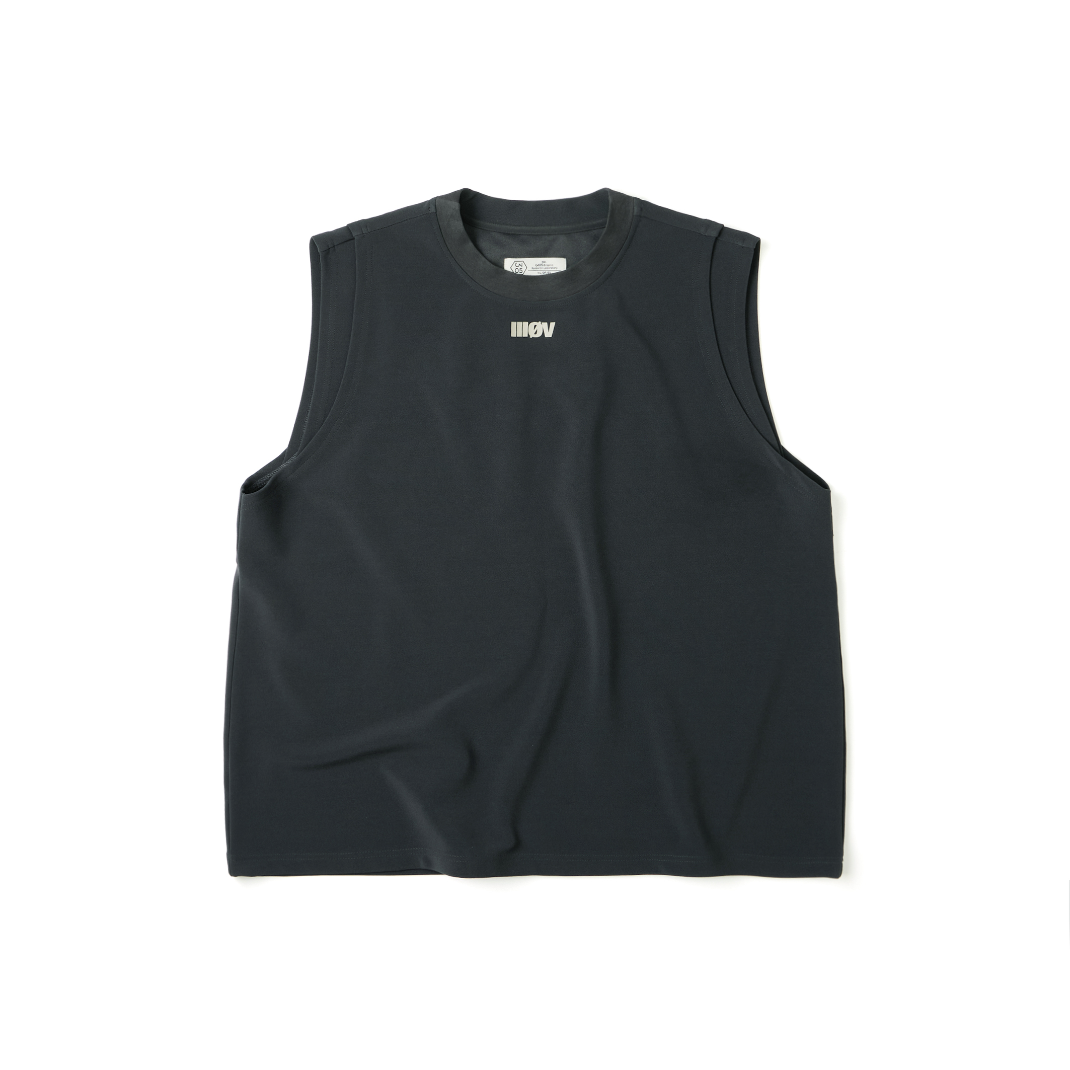 Wall of Sound - 3:20/“JADED” Airy Sleeveless Tee - D.Gray