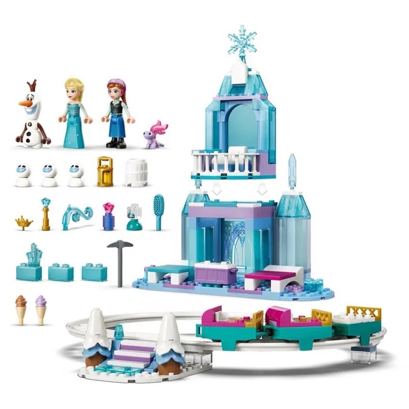 【玩具研究中心】LEGO 樂高 迪士尼 冰雪奇緣 艾莎的冰雪城堡和雪橇大冒險 43281
