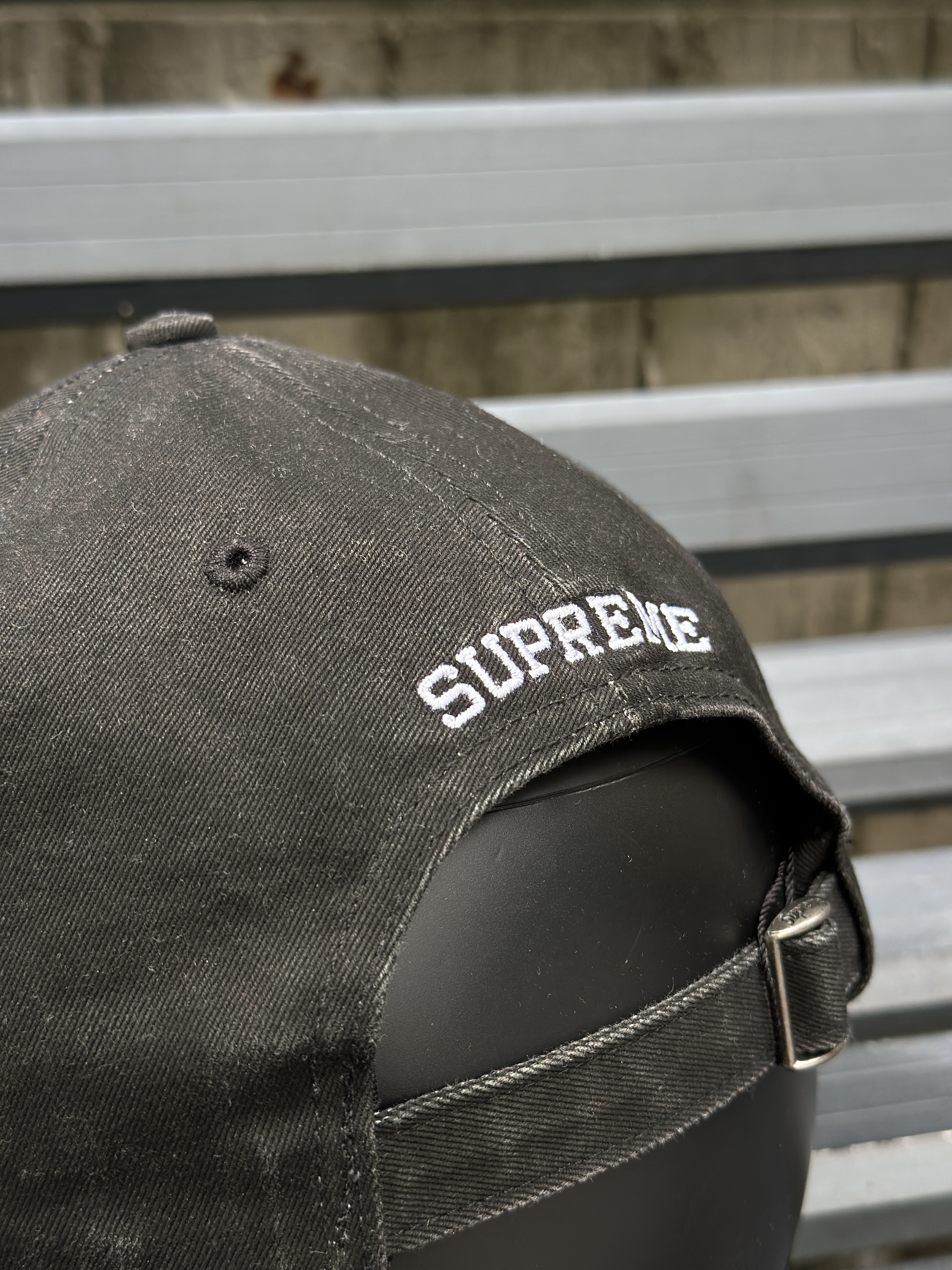 【現貨】SUPREME PIGMENT COATED 2-TONE S LOGO 6-PANEL 水洗 老帽 FW25H21