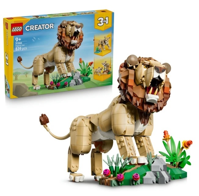 【玩具研究中心】LEGO 樂高 創意百變3合1系列 野生動物：威風獅子 31386
