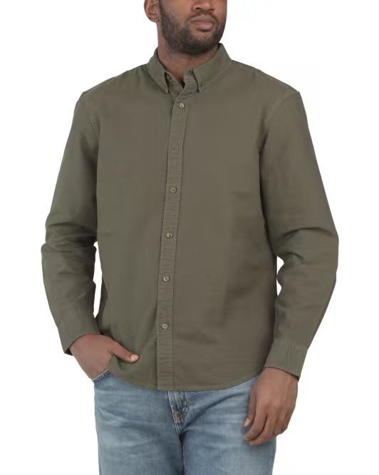 【預購】H061246 LEVI'S  男裝經典鈕扣襯衫 (軍綠色)