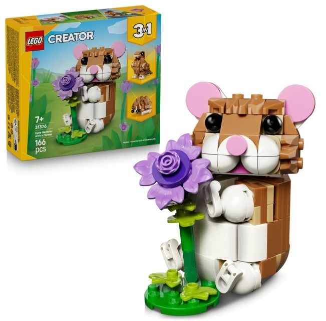 【玩具研究中心】LEGO 樂高 創意百變3合1系列 可愛倉鼠和花朵 31376