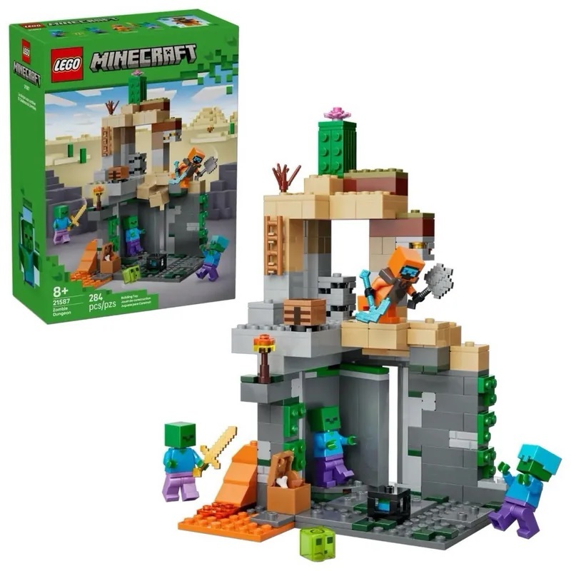 【玩具研究中心】LEGO 樂高 Minecraft 殭屍地牢 21587