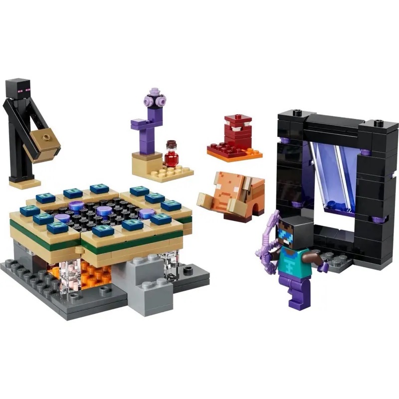 【玩具研究中心】LEGO 樂高 Minecraft 地獄和終界傳送門之旅 21584