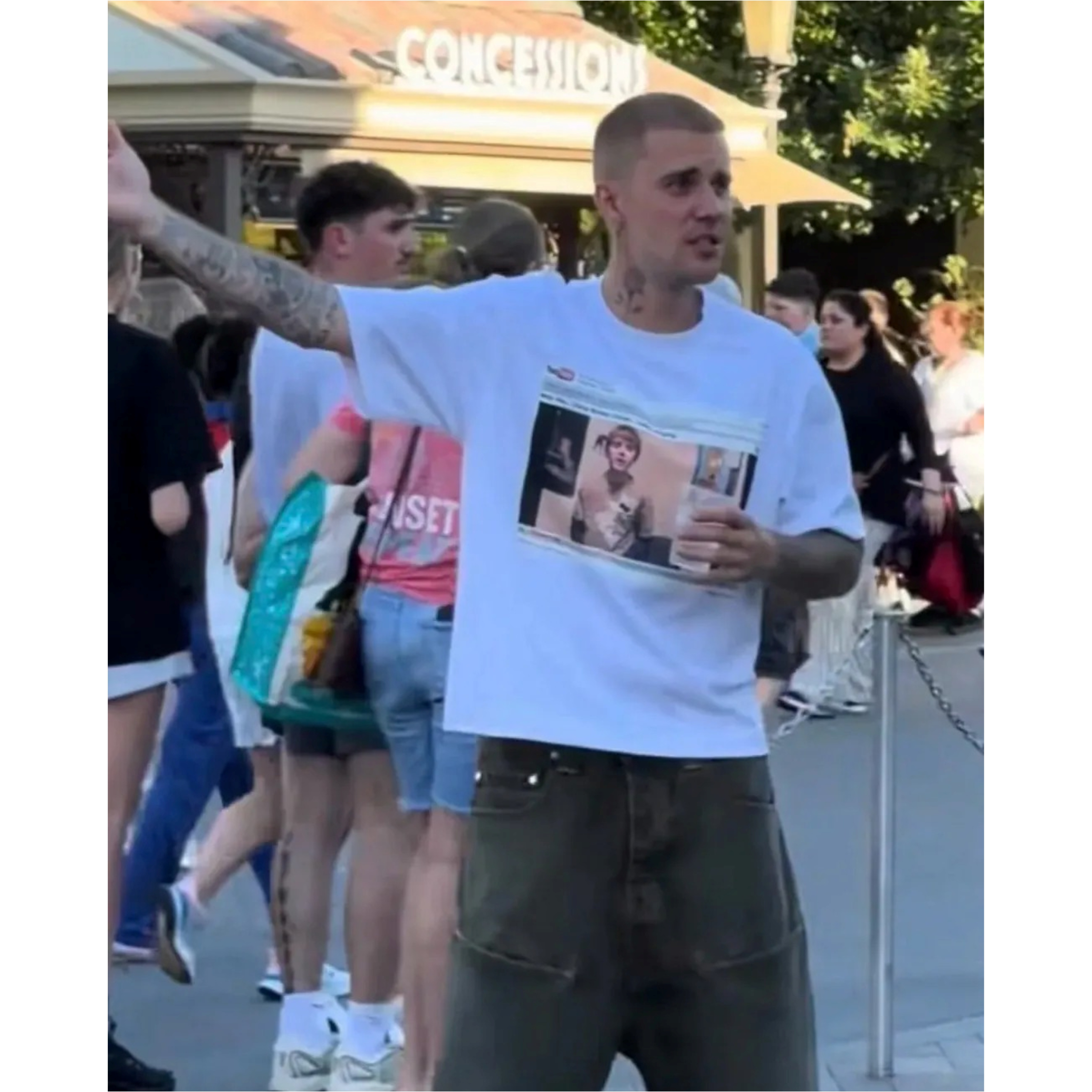 2026SS Justin Bieber COACHELLA YOUTUBE TEE 科切拉 小賈斯汀 小賈 短T 現貨