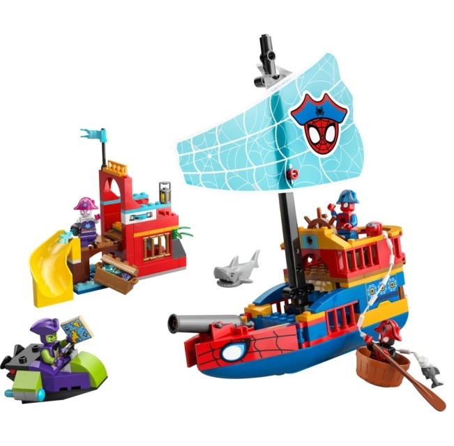 【玩具研究中心】LEGO 樂高 漫威 超級英雄 Spidey 蜘蛛小隊海盜船 11208