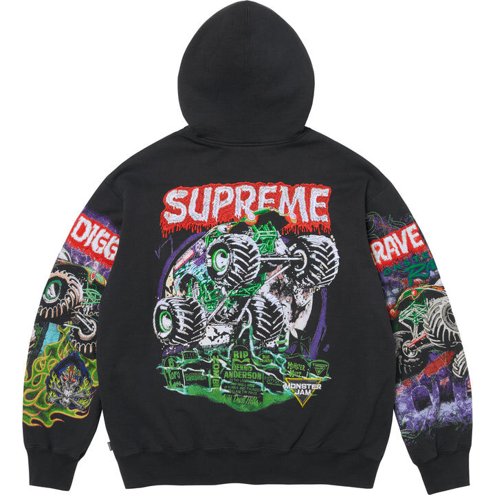 【Supreme】0613 WEEK 16發售Monster Jam™ Grave Digger™ Zip Up Hooded Sweatshirt