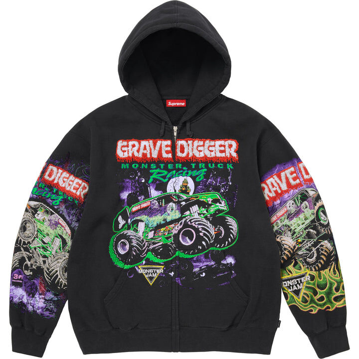 【Supreme】0613 WEEK 16發售Monster Jam™ Grave Digger™ Zip Up Hooded Sweatshirt