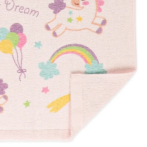 【Nishimatsuya】Soft Low-Twist Cotton Towel Blanket - Unicorn